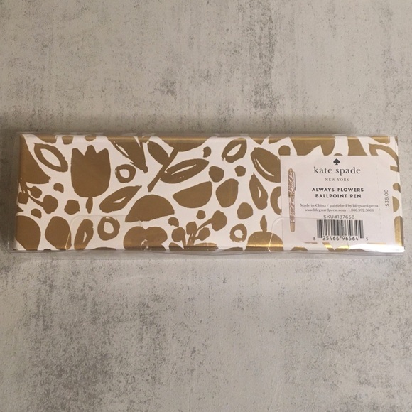 Kate Spade Always Flowers Ballpoint Pen - Picture 3 of 9